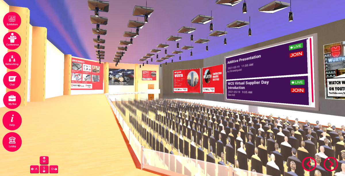 WCS Supplier Day Screenshot of Auditorium WCS Supplier Day Screenshot of Auditorium