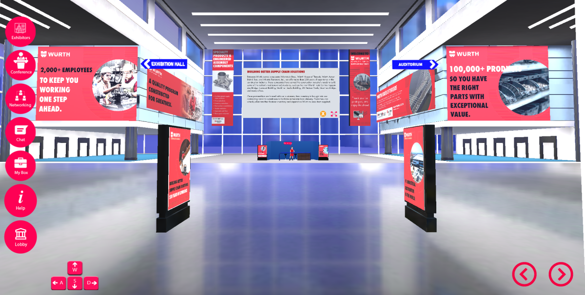 WCS Supplier Day Screenshot of Lobby WCS Supplier Day Screenshot of Lobby
