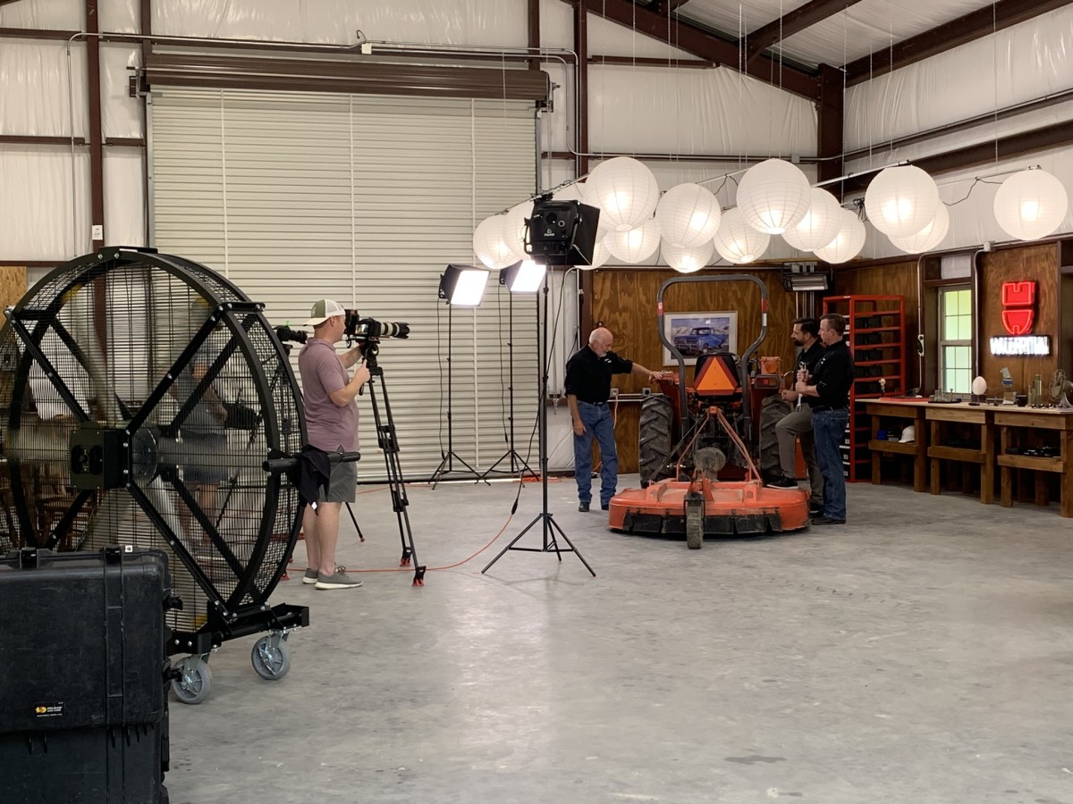 Repairing Randy’s tractor to demonstrate a HEICO locking washer assembly in Episode 14.