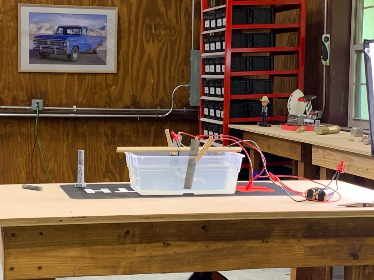 Randy’s home electroplating set up from Episode 8.