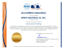 ISO 17025 Würth Industrial US