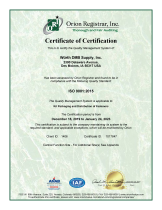 ISO 9001:2015 Wurth DMB Supply, Inc.